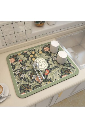 Counter Top Dish Drying Mat Non-Slip Drying Cloth Drying Mat - Else Dekor
