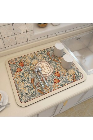 Counter Top Dish Drying Mat Non-Slip Drying Cloth Drying Mat TYC00717329578 - Else Dekor