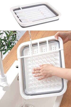 Counter Top Folding Dish Rack-spoon&fork rack Divided Plate Rack-drying rack-folding Dish Rack - Miuhome