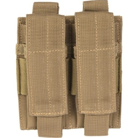 COYOTE DOUBLE PISTOL MAGAZINE POUCHE - MIL-TEC