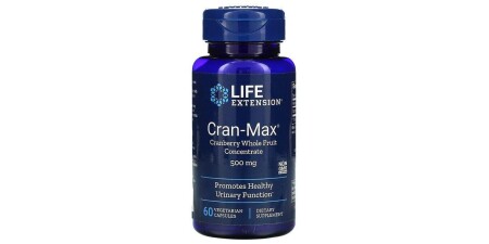 Cran-Max Kızılcık Tam Meyve Konsantresi, 500 mg - 60 kapsül - Life Extension