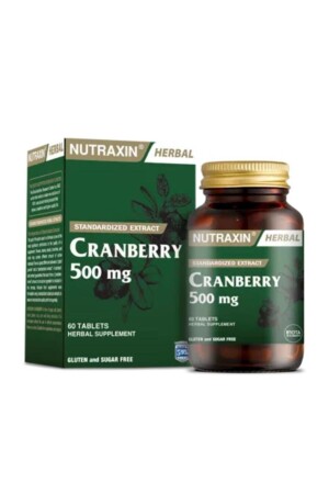 Cranberry - Cranberry 500 Mg 60 Tablets - Nutraxin