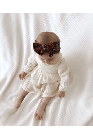 Cream 100% Cotton 4 Layer Muslin Baby & Kids Blanket 110x120cm RBKE500 - Rose & Blanc