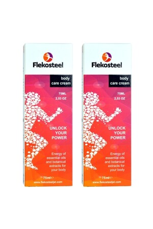 Cream 75 ml 2 Pieces FLEKOSTEEL2 - Flekosteel