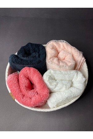 Cream Color Small Size - Mini Towel Basket - Decorative Basket - Cotton Basket - Wicker Basket - Rope Basket - Sevdam Sepet