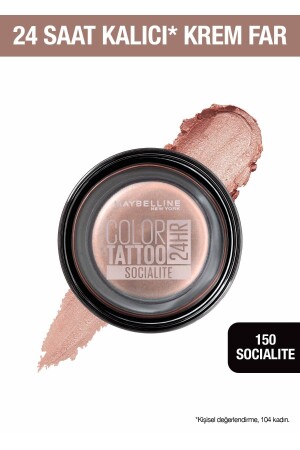 Cream Eyeshadow - Color Tattoo 24HR 150 Socialite 3600531581466 - Maybelline New York