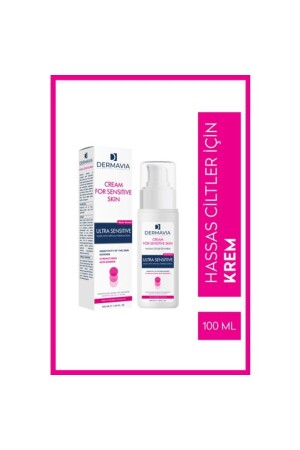 Cream for Sensitive & Combination Skin 100 ml Panthenol & Shea Butter Red, Cracked Skin Dermavia7 - Dermavia