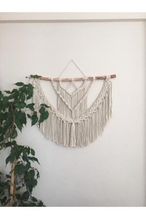 Cream Macrame Wall Ornament cream1078 - MACROMEV