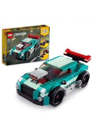 ® Creator 3 in 1 Street Racer 31127 - Construction Set for Ages 7 and Up (258 Pieces) S29495 - LEGO