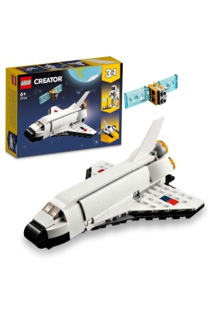 ® Creator Space Shuttle 31134 - Creative Building Set for Kids Ages 6 and Up (144 Pieces) - Lego