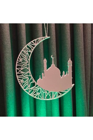 Crescent Mosque Islamic Door Ornament Decorative Religious Objects Ramadan Gift - Root Made