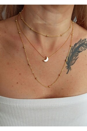 Crescent Necklace 3-Piece Combination - Denizdenal