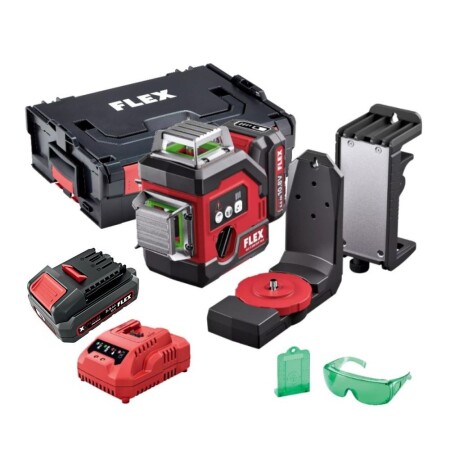 Cross line laser level FLEX ALC 3/360-G/R 12V Set - FLEX