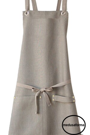 Cross Strap Kitchen Apron Master Chef Cafe Chef Waiter Cook Hairdresser Art Tattoo Barista Apron 275003560 - medusaforma