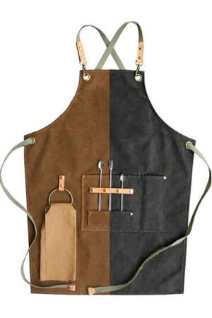 Cross Strap Kitchen Apron Master Chef Cafe Restaurant Chef Waiter Bartender Cook Hairdresser Barista Apron 900767932 - medusaforma
