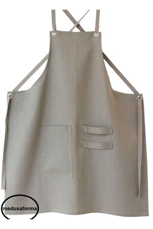 Cross Strap Kitchen Apron Master Chef Cafe Restaurant Chef Waiter Bartender Cook Hairdresser Barista Apron 930767993 - medusaforma