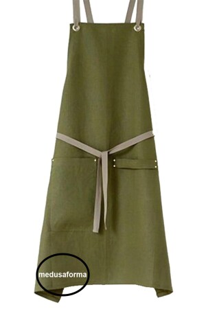 Cross Strap Kitchen Apron Master Chef Cafe Restaurant Chef Waiter Cook Hairdresser Barista Apron 275003560 - medusaforma