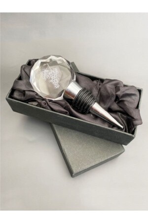 Crystal 2d Engraved Wine Stopper Wine Stopper TIPA-01 - MERTKRİSTAL