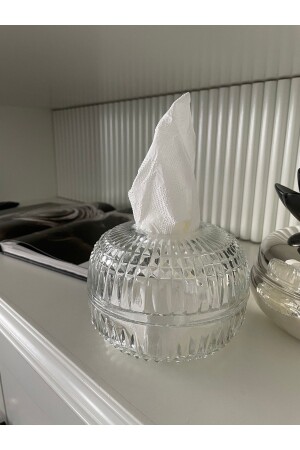 Crystal Cut Glass Napkin Holder (Pull-out) - Paşabahçe Denizli Cam