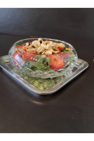 Crystal Cut Glass Salad Bowl 18 Cm 34589769011 - Paşabahçe