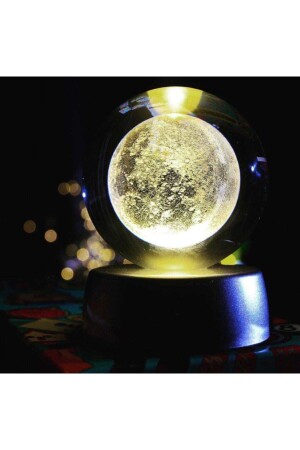 Crystal Glass Ball Color Changing LED Light Moon Lamp - Redsky Butik