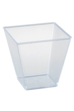 Crystal Plastic 60 ml Cubic Bowl Sauce Bowl (25PCS) 14SUS-108 - 14Süs