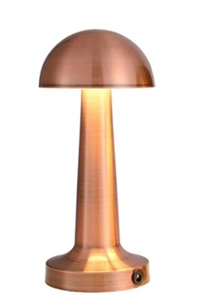 Ct 8430 Decorative Lisbon Rechargeable Touch Table Lamp with 3 Color Modes - Cata