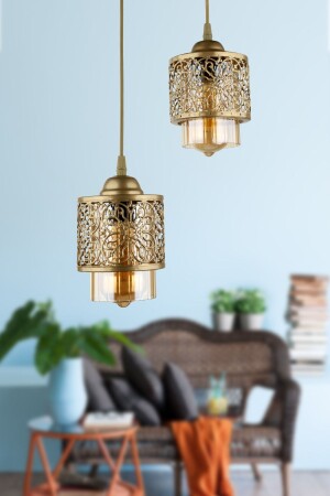 Cuba 2. li Chandelier Antique TYC00603381042 - Begüsa