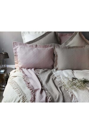 Cunda Pike Set Ecru 220x240cm 3 Prc - Home Sweet Home