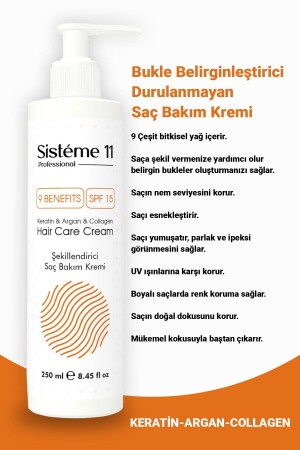 Curl Enhancing Leave-In Hair Care Cream 250 ml - Sistéme 11