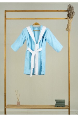 Curl Printed Children's Bathrobe - Malana Havlu