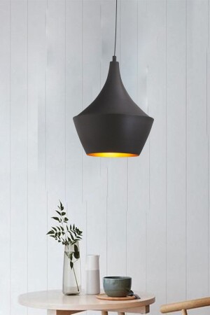 Curved Black Pendant Lamp Chandelier Pendant Lamp Living Room Wall Stairs Entrance Living Room Chandeliers RSA2025XXXX01 - Bamyum