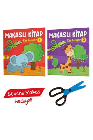 Cut and Paste Scissors Set (with scissors as a gift) - Yükselen Zeka