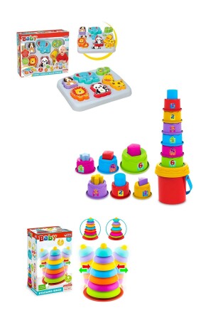 Cute Animals Bultak Cheerful Bultak Tower And Swinging Rings Set DD0033 - DEDE