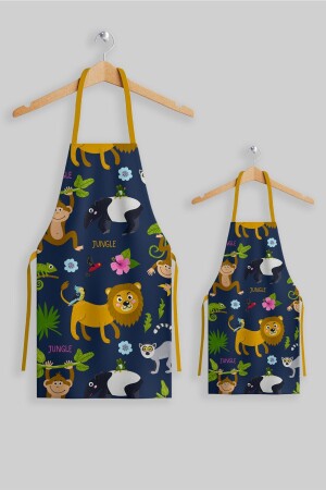 Cute Lion Mother Child Kitchen Apron AYSO369 - AYSHOME