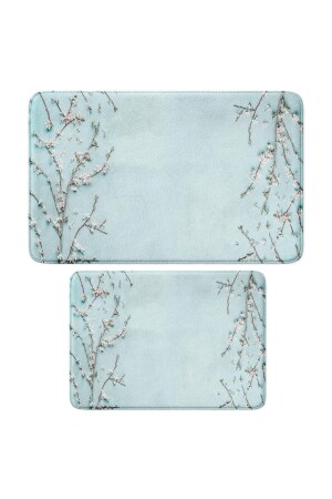 Cute Printed Bath Mat Set of 2 - Non-Slip Base, Machine Washable, 50x80cm And 40x60cm 4F-TKMBP-USDV - Monnhein