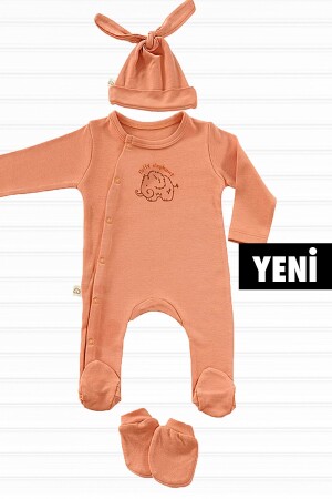 Cute Tiny 3 Piece Newborn Mini Hospital Discharge Set-yavruağzı TL-HCMSKV-3P - tinylamb