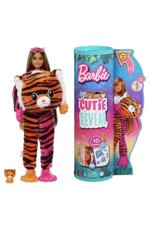 Cutie Reveal Bebekler Tropikal Orman Serisi - Kaplan Hkp97-hkp99 - Barbie