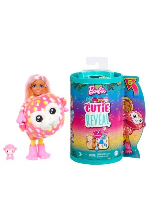 Cutie Reveal Dolls Chelsea Tropical Forest Series HKR12-HKR14 Monkey - Barbie