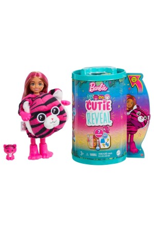 Cutie Reveal Dolls Chelsea Tropical Forest Series - Tiger - Barbie