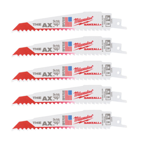 Cutting blades MILWAUKEE AX 230mm, 5pcs. - Milwaukee Accessories