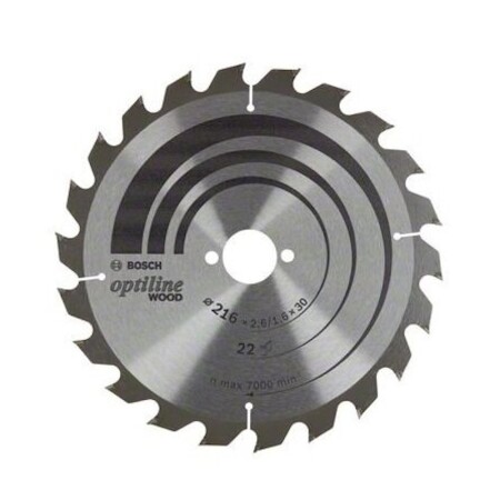 Cutting disc Bosch Optiline Wood Bosch 216 mm - Bosch Accessories