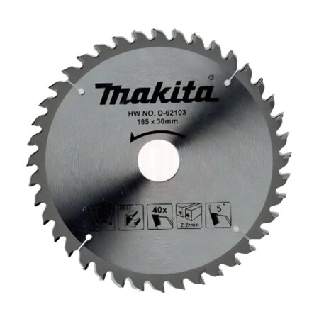 Cutting disc for aluminum MAKITA 185x30x2.2mm T40 5° - Makita Accessories