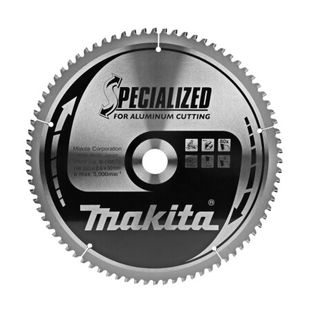 Cutting disc for aluminum MAKITA 305x30x2.4mm T80 -5° - Makita Accessories