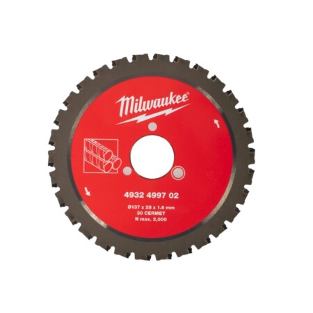 Cutting disc for reinforcement MILWAUKEE 137x28x1.6x30mm - Milwaukee Accessories