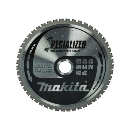 Cutting disc for sandwich panels MAKITA 235x30x2.2mm 50Z - Makita Accessories