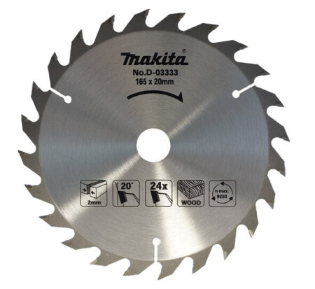 Cutting disc for wood 165x20x24T MAKITA - Makita Accessories