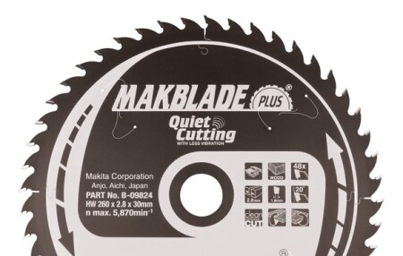 Cutting disc for wood 250x30x2.8mm 40T 5° MAKITA - Makita Accessories