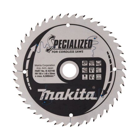 Cutting disc MAKITA 165x1.45x20mm 44T 23° - Makita Accessories