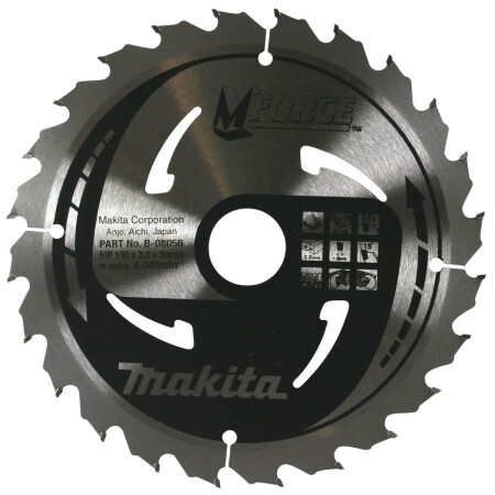 Cutting disc MAKITA 190*30/20/15.88, 2.0mm T24 - Makita Accessories